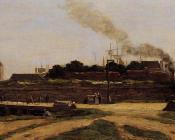 尤金 布丹 : Le Havre, the Town Hotel and the Francois I Tower